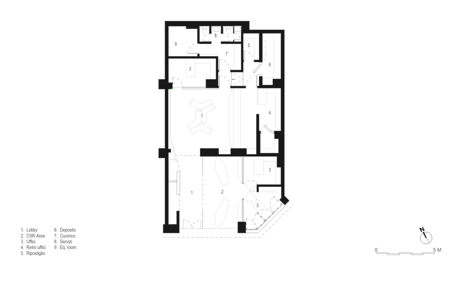 BNU Bank - Office Interiors Taipa for MAO