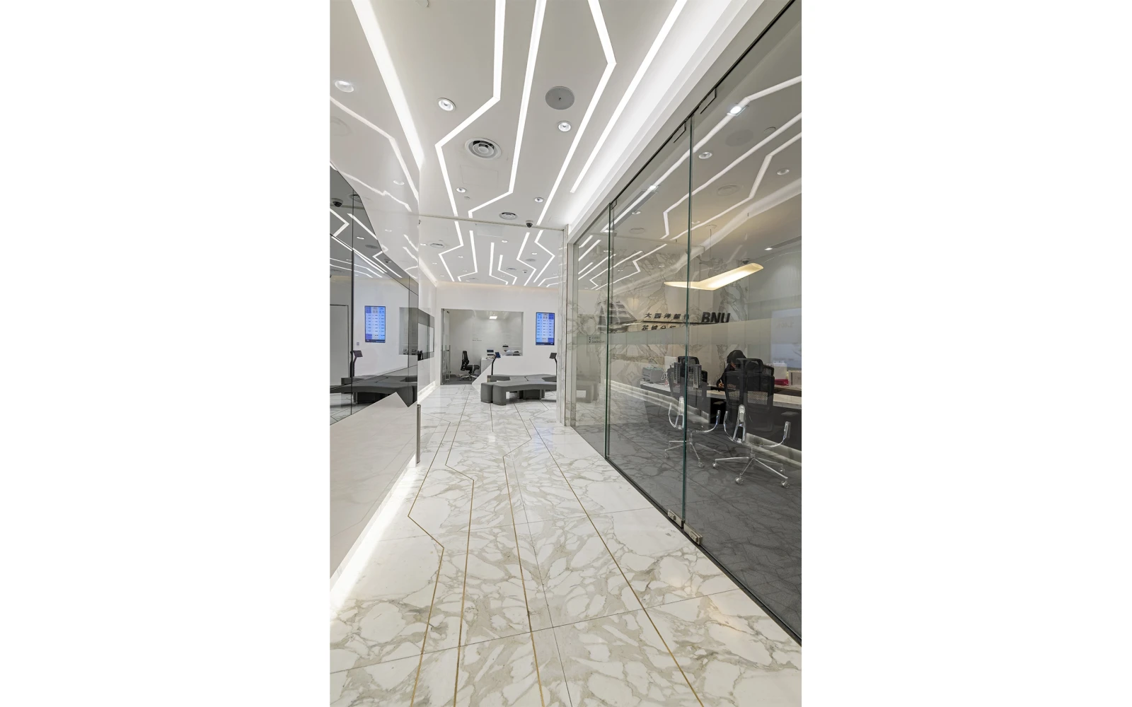 Uffici BNU, disegno di interni per Mao Architects