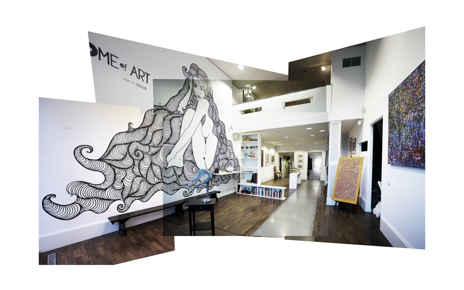 Home of Art Pop-up gallery